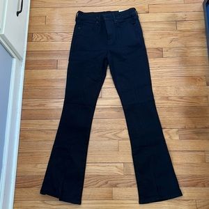 American eagle hi rise skinny kick in black